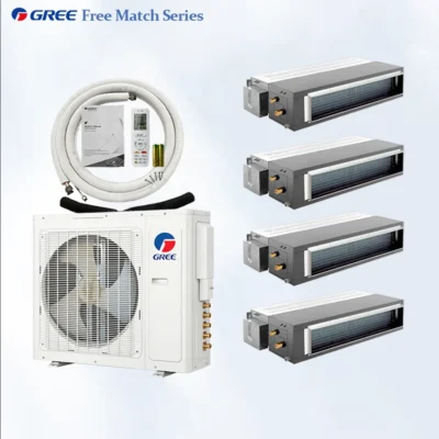 Système Vrf Encastré Au Plafond 42000 Btu,Climatiseur À Inverter De Type Conduit,À Couplage Libre,Pour Projets Cvc Hôteliers Et De Bureaux – Buy Product on Alibaba.com