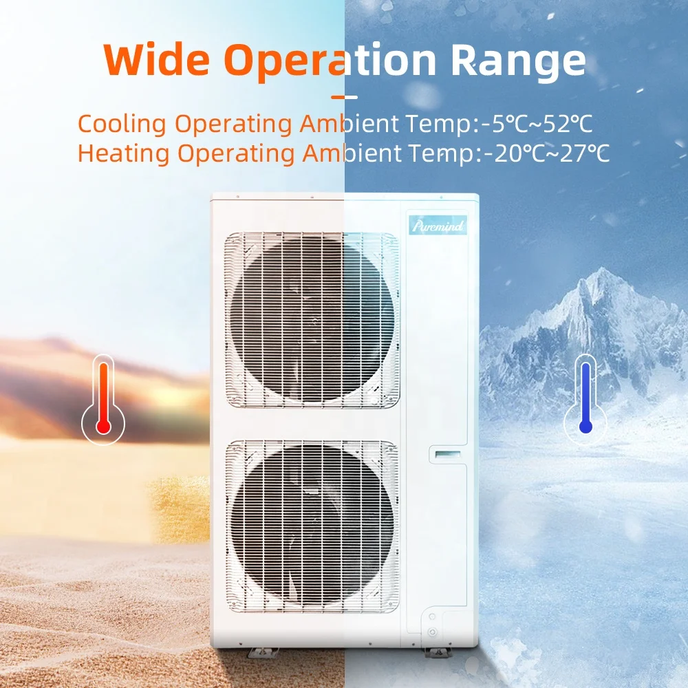 Système De Climatisation Central À Onduleur Dc Pour Projets Commerciaux,Solution Hvac Multi-split Pour Climatiseur Vrf,Pompe À Énergie - Buy Product on Alibaba.com – Image 3
