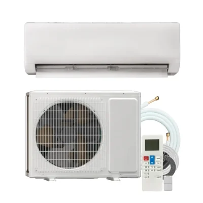 Climatiseur Inverter 115 V à Pompe à Chaleur 12000 BTU, Unité Murale Sans Conduit Préchargeée 17 AC avec Installation, Personnalisable