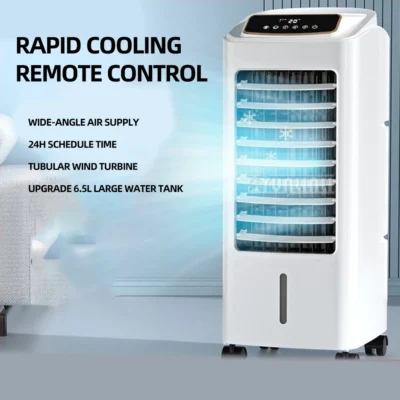 Household Cooling Fan Air Conditioning Machine Small Air Cooler Dual Purpose Heating Climatiseur Mobile