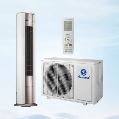 Puremind Floor Standing Air Conditioner Split AC Units Heat Pump Cooling Cylindrical Climatisation with App for Home Hotel HOT
