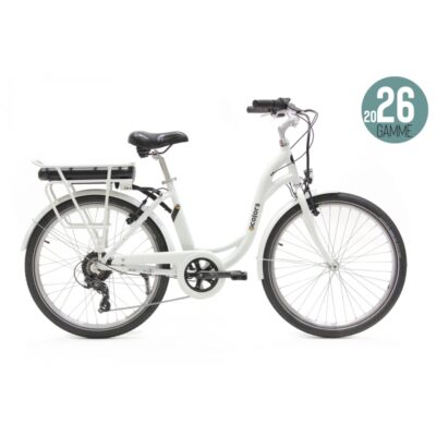 Vélo électrique Arcade® E-Colors Standard 26″ 13Ah – Blanc